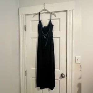 Velvet Green Dress